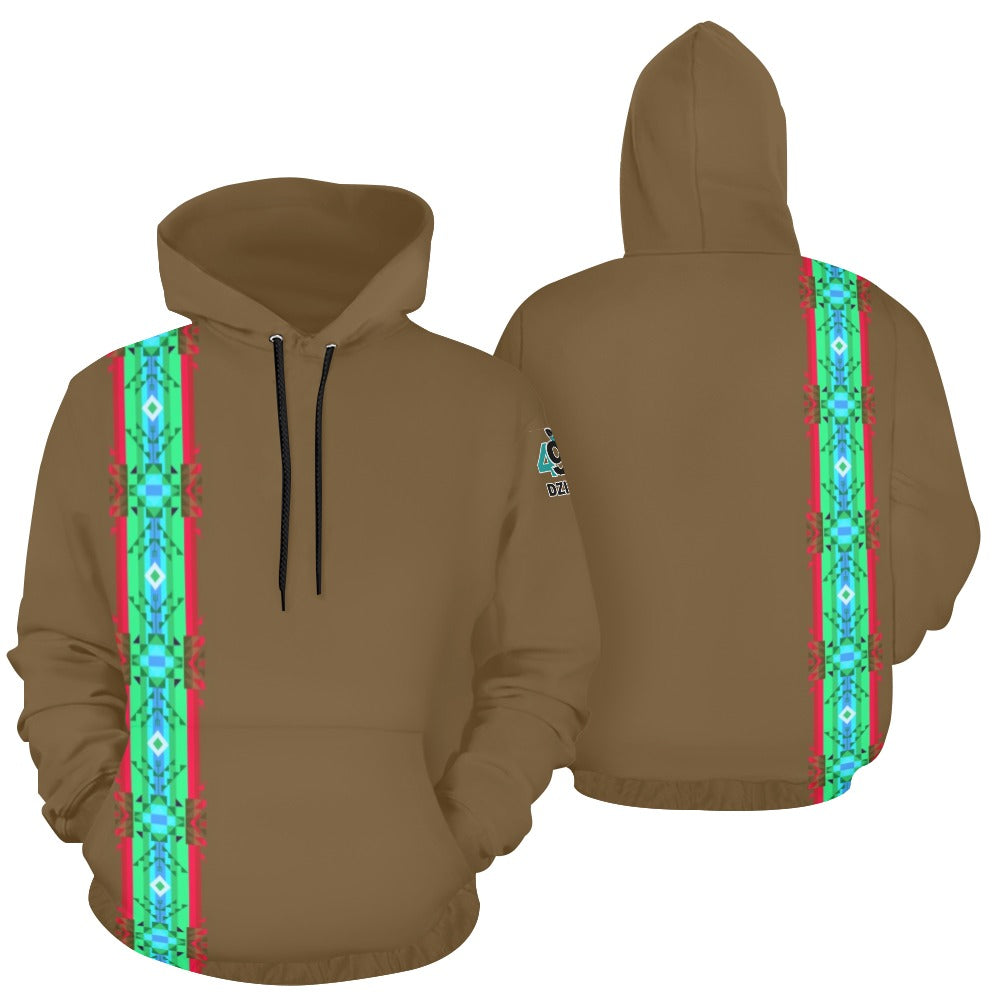 Blanket Strip Earth Hoodie for Men