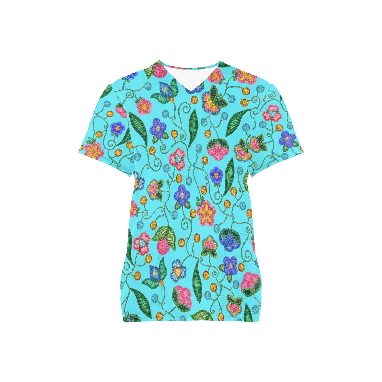 Skyberry Serenade Sky Scrub Top