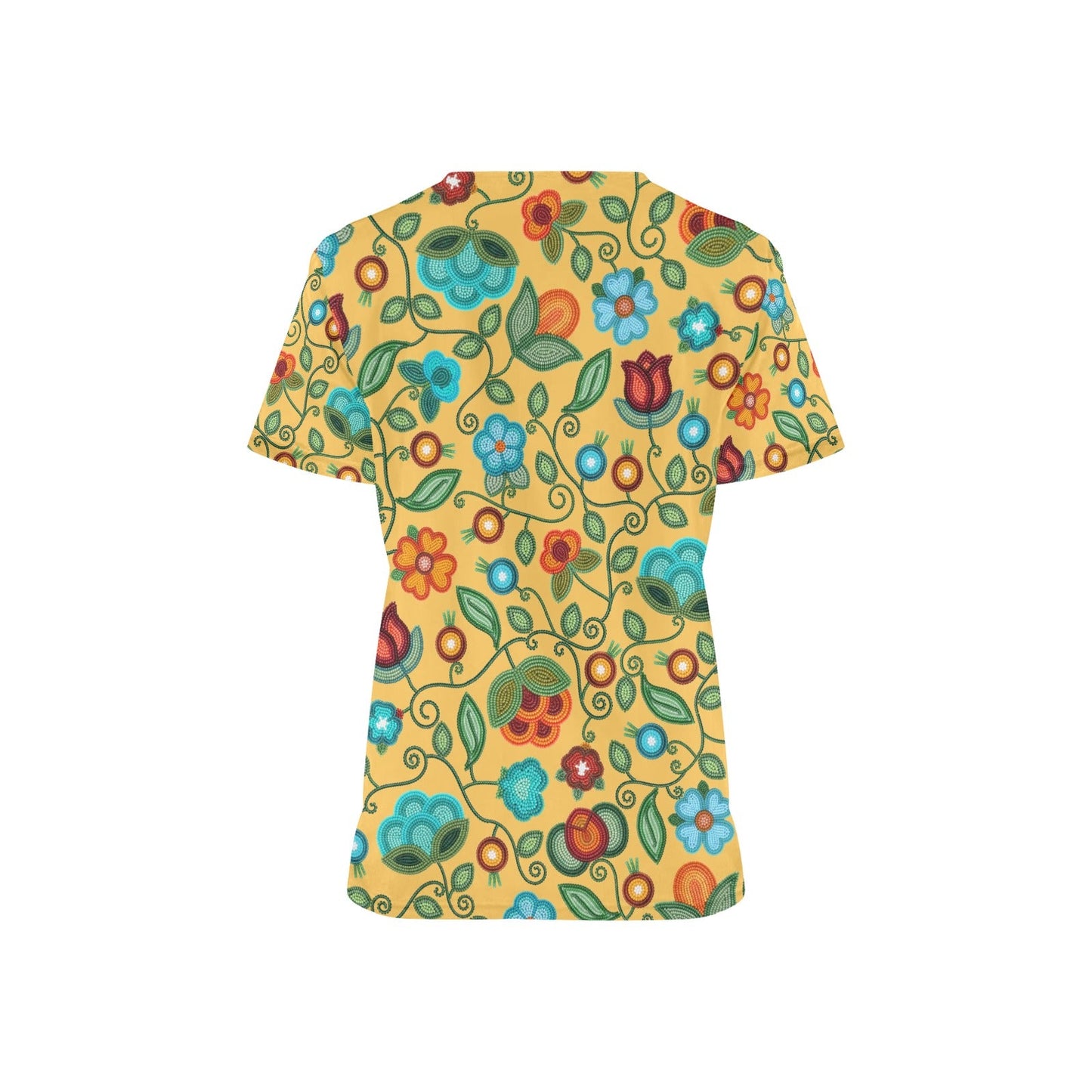 Prairie Fire Petals Honey Scrub Top