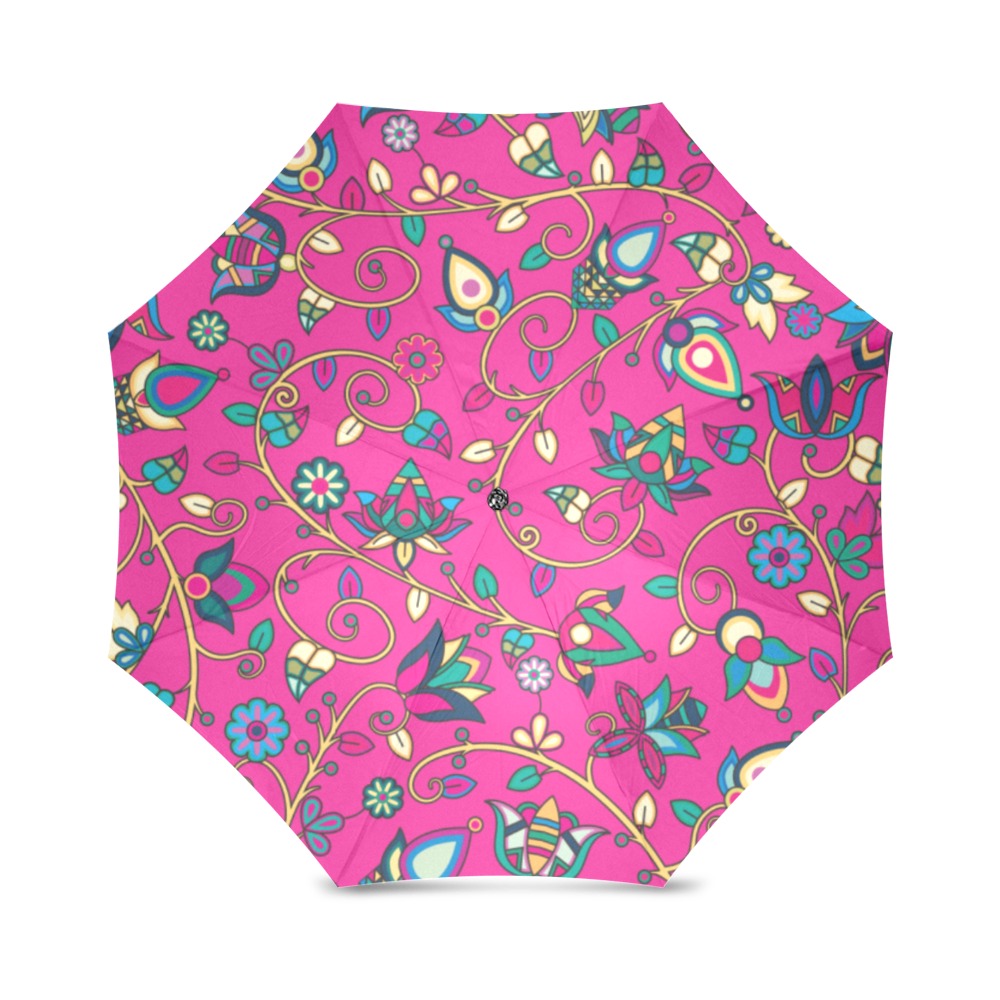 Thorny Path Pink Foldable Umbrella