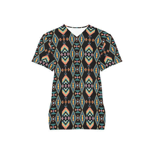 Travois Tipi Black Scrub Top