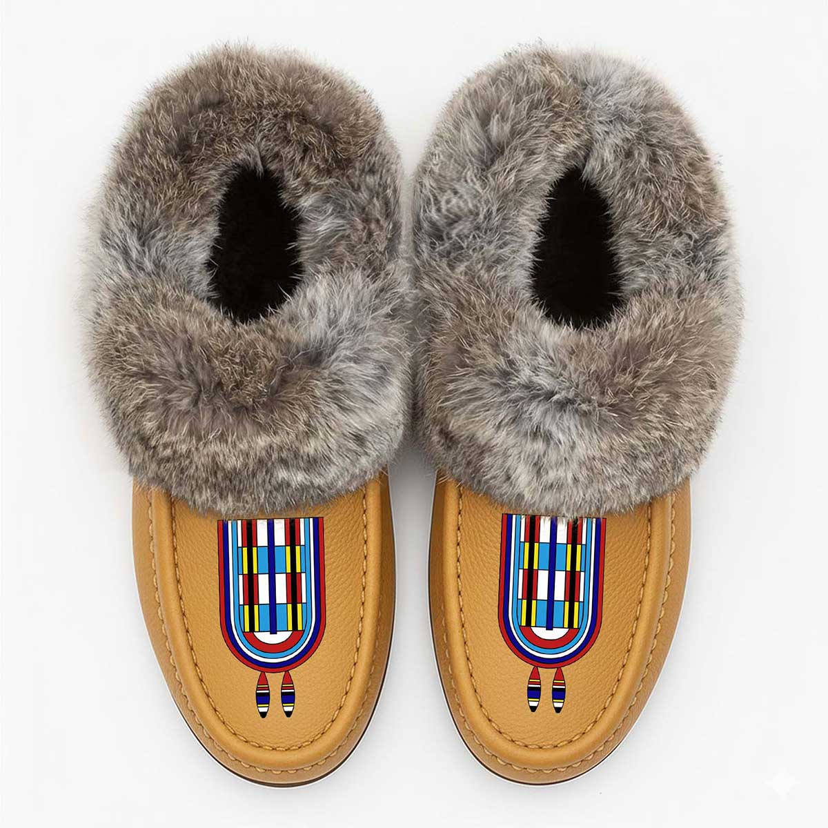 Prairie Signal Fur Moccasin