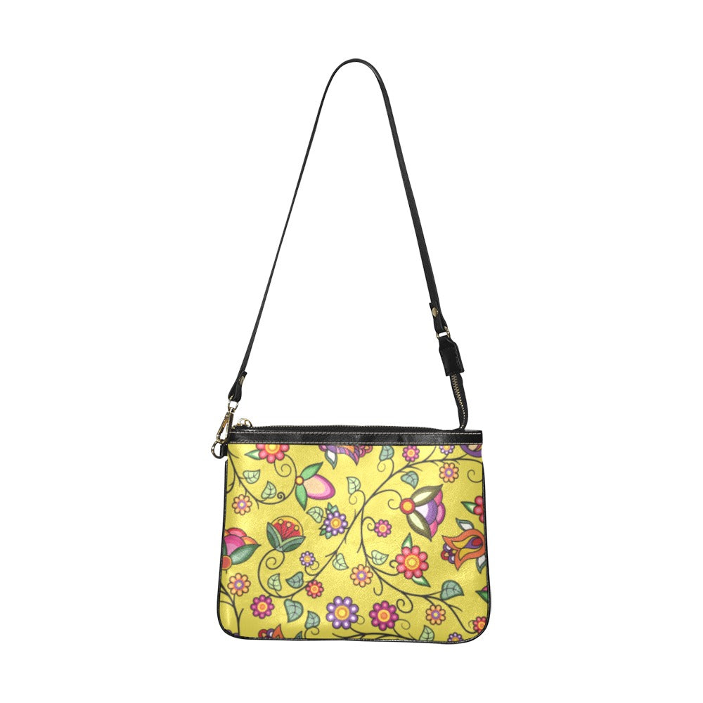 Heartbeat Petals Yellow Small Shoulder Bag