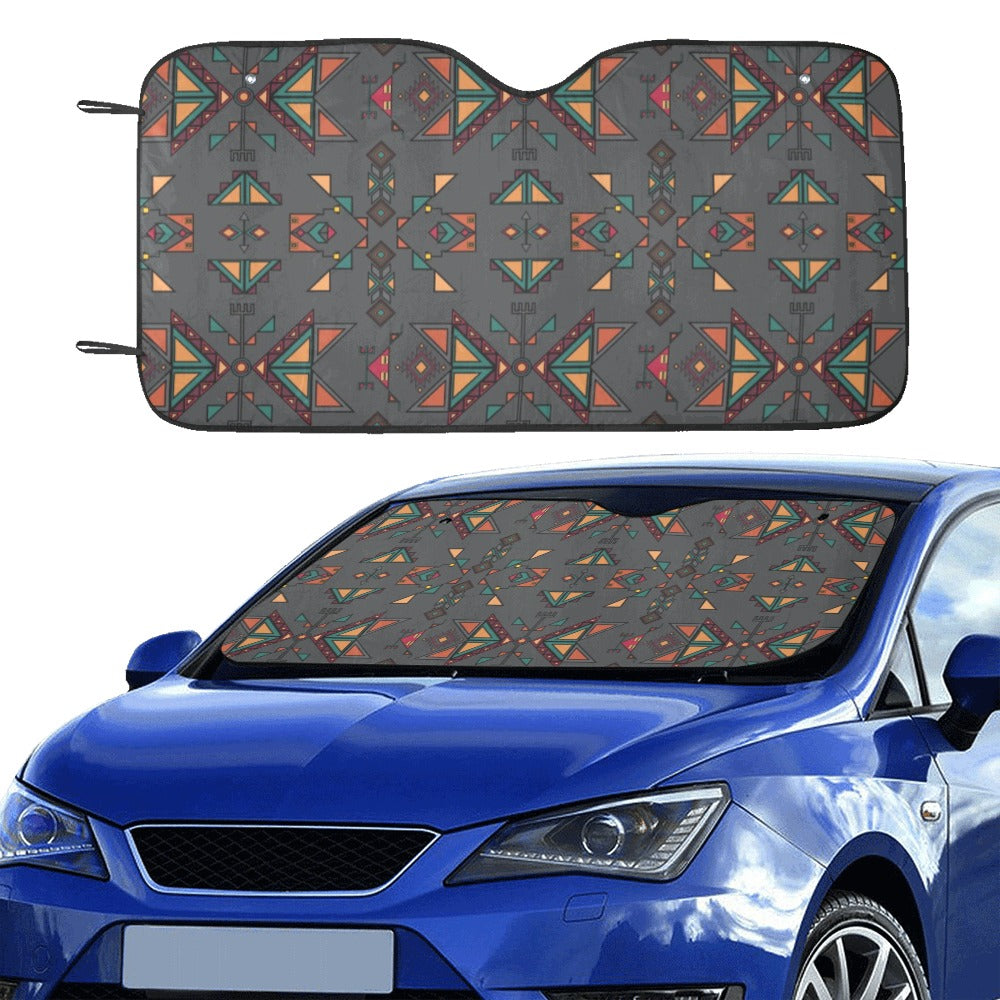 Arrow dawn Gray Car Sun Shade 55"x30"
