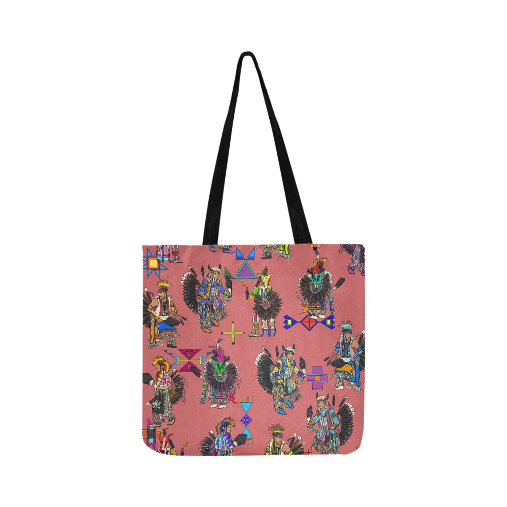 Men's Tradish Dancers Terra Cotta Reusable Shopping Bag