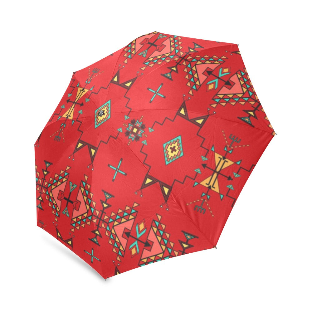 Thunder Flight Red Foldable Umbrella