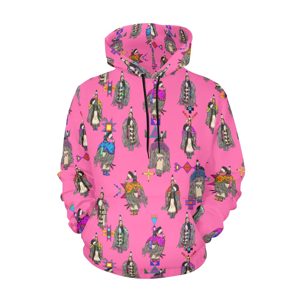 Women's Tradish Dancers Pink Hoodie for Men