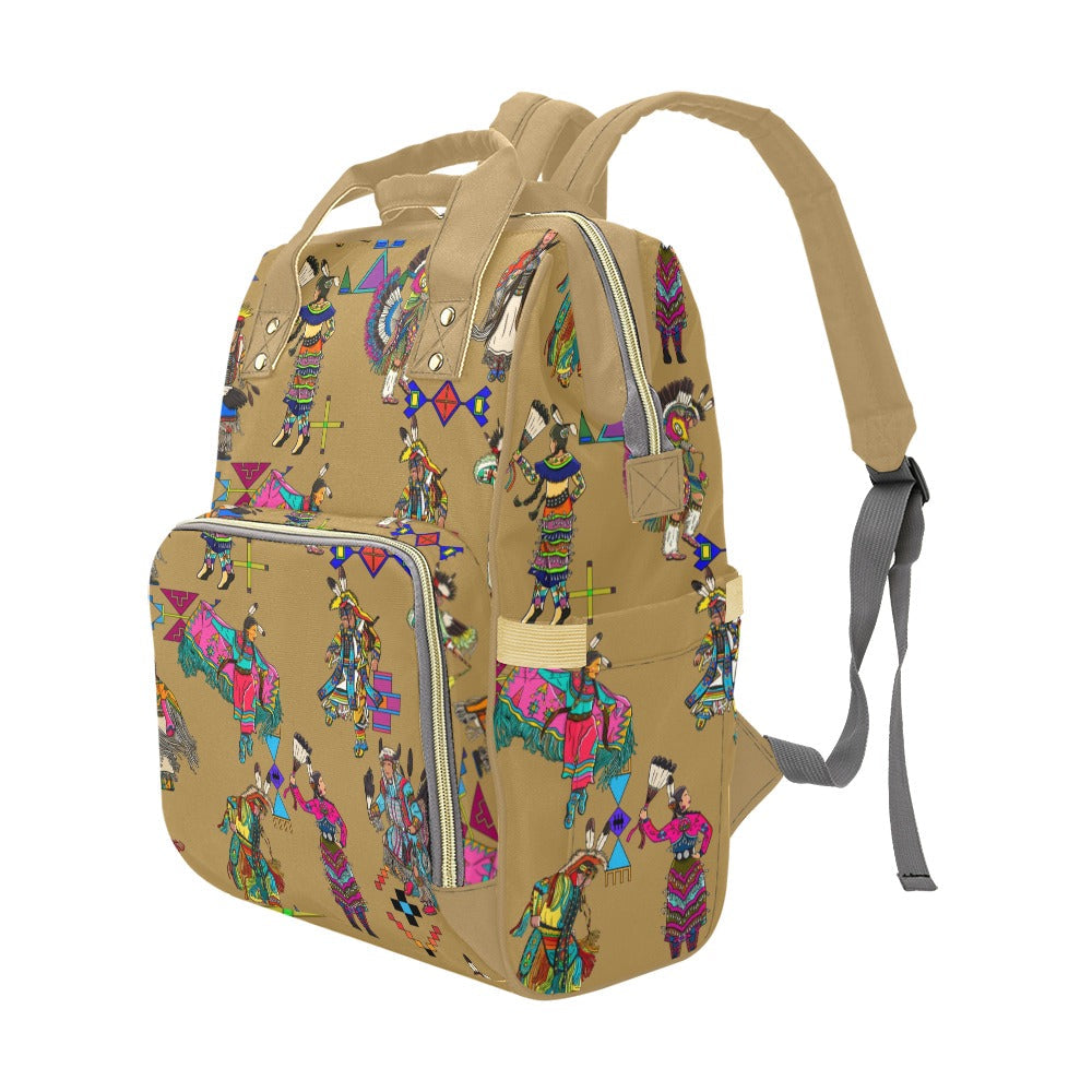 Grand Entry Dancers Earth Multi-Function Diaper Backpack