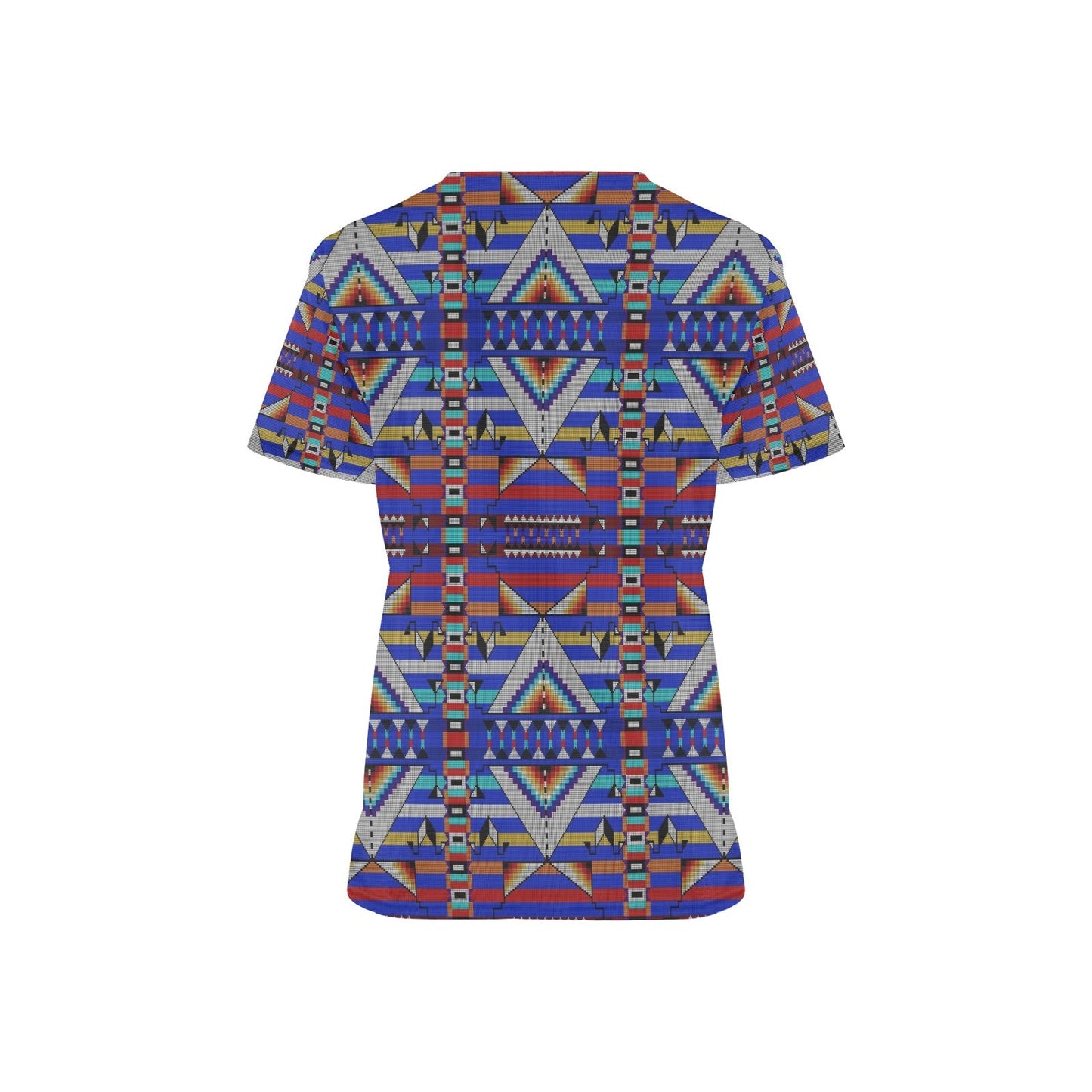 Medicine Blessing Blue Scrub Top