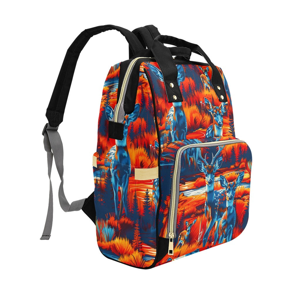 Deer Family Diaper Bag