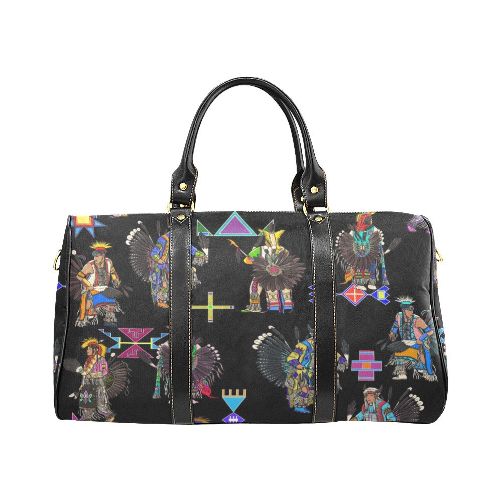 Men's Tradish Dancers Black Large Travel Bag