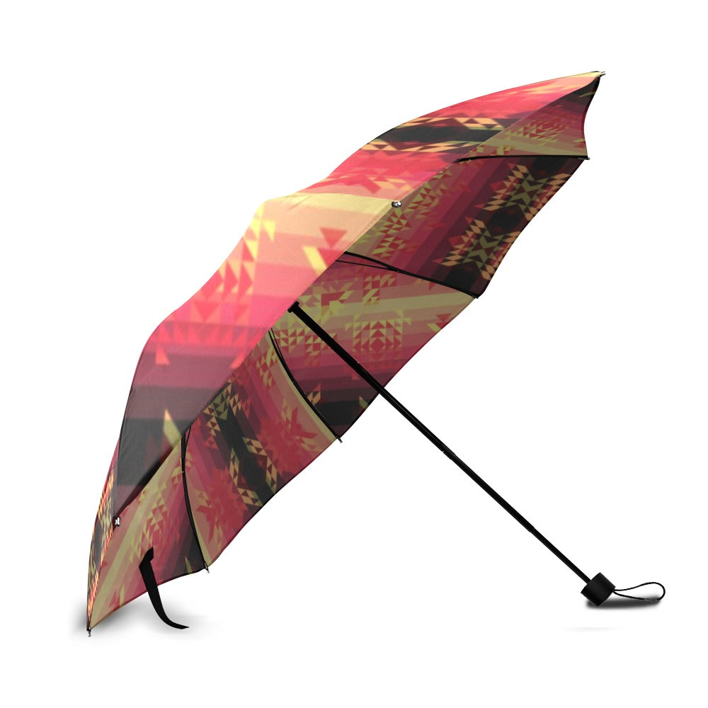 Soleil Fusion Rouge Foldable Umbrella