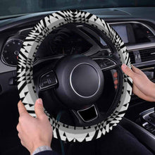 Load image into Gallery viewer, Black Rose Shadow Steering Wheel Cover with Elastic Edge
