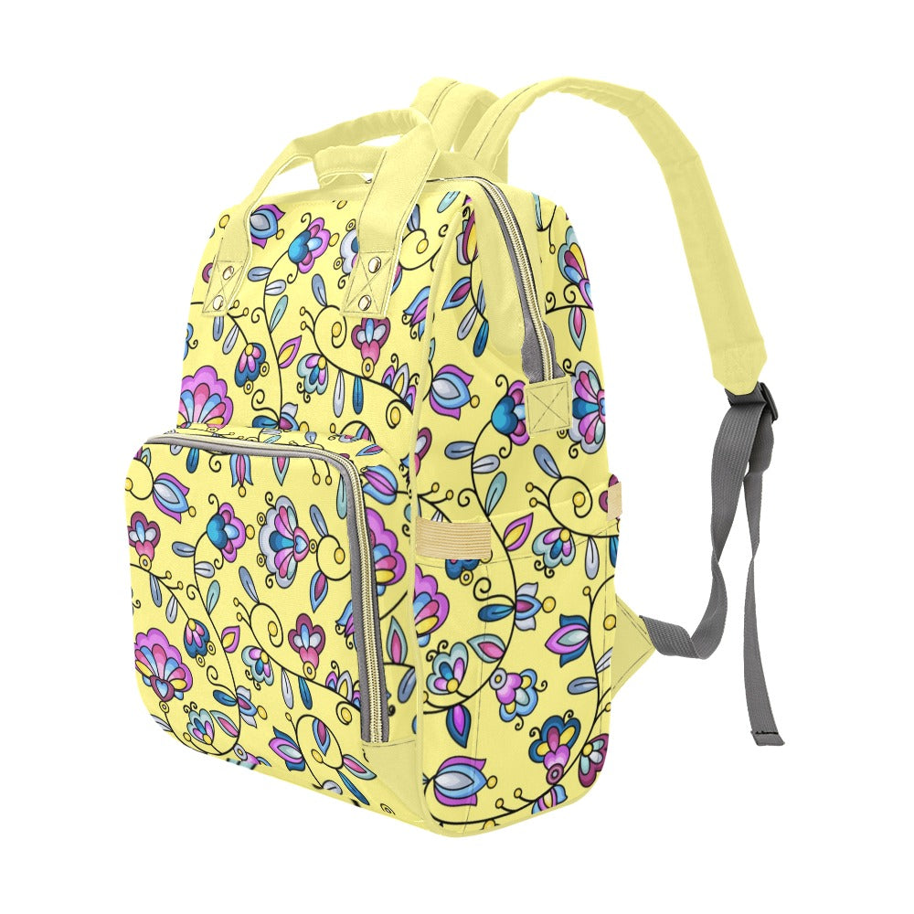 Autumn Bundle Blessing Yellow Multi-Function Diaper Backpack/Diaper Bag