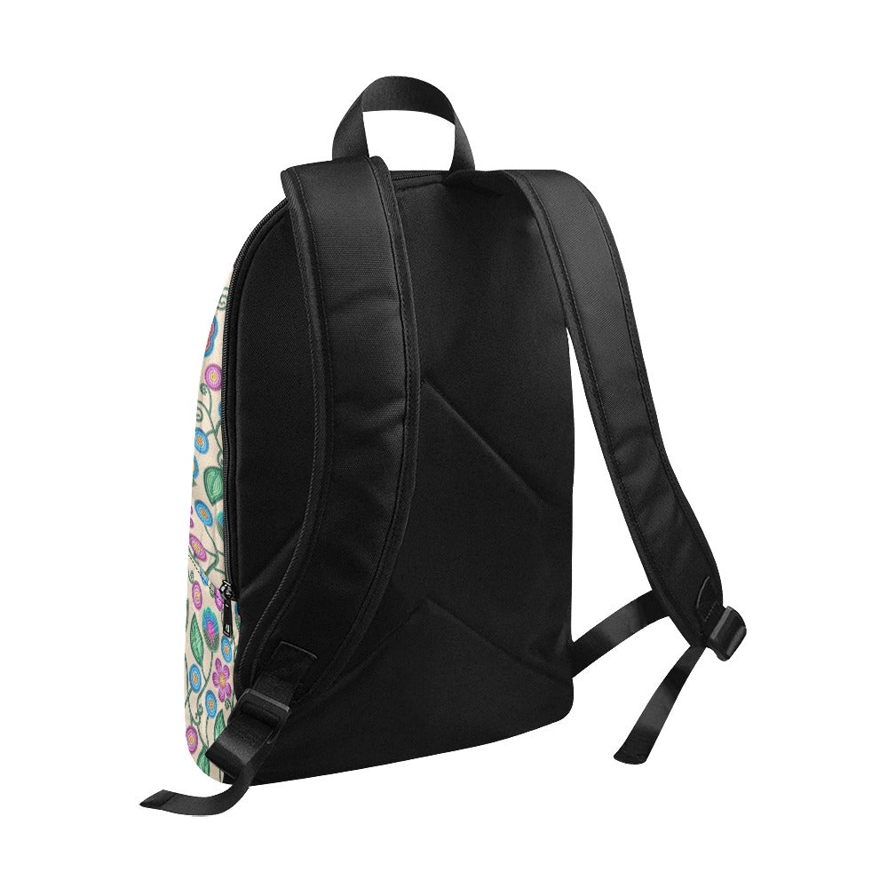 Turquoise Sunbeam Cream Backpack