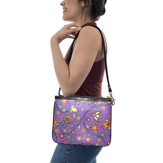 Heartbeat Petals Purple Small Shoulder Bag