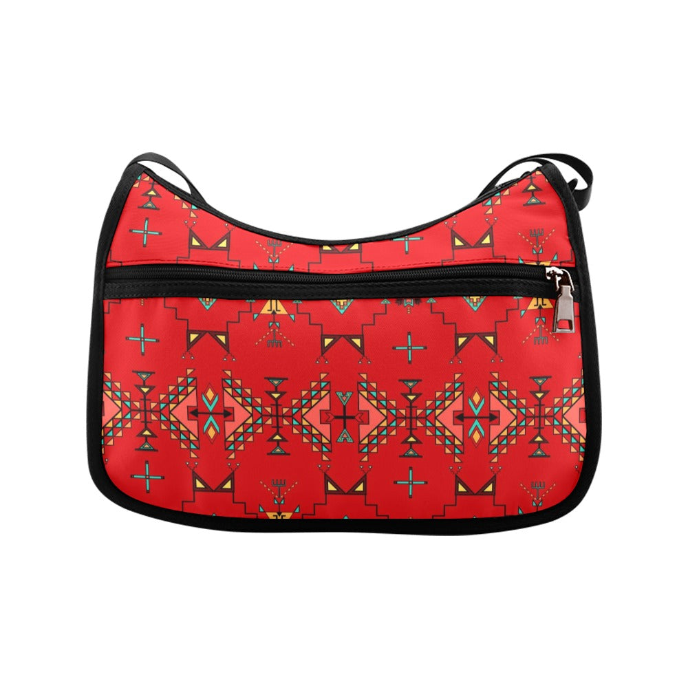 Thunder Flight Red Crossbody Bag