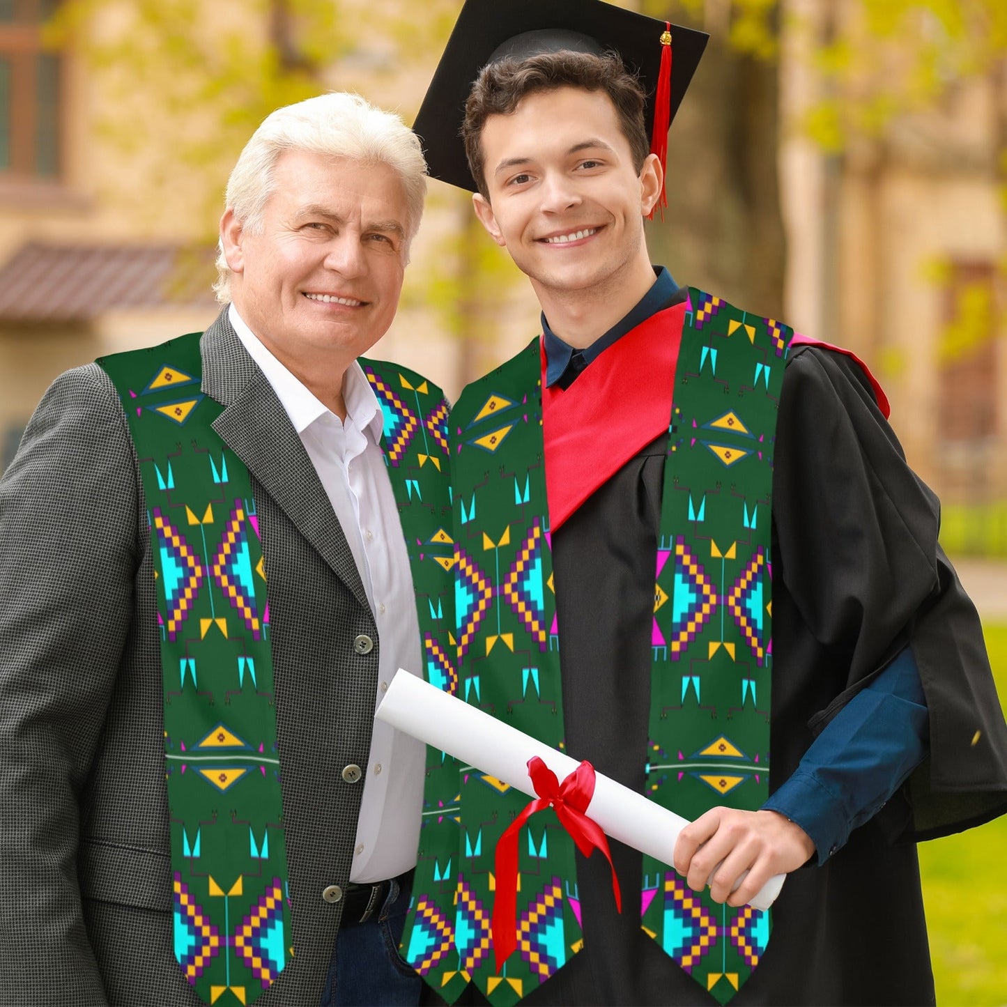 Rite of Passage Squash Leaf Graduation Stole