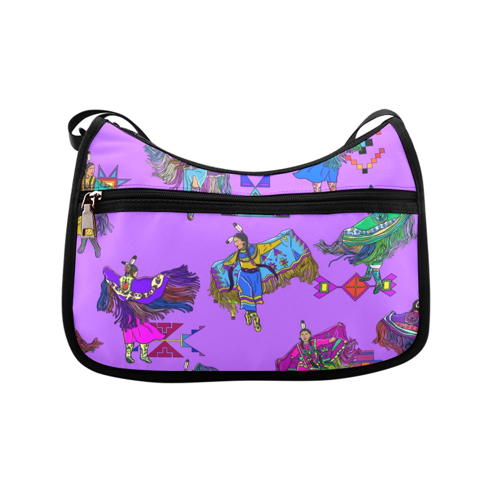 Women's Fancy Dancers Purple Crossbody Bag