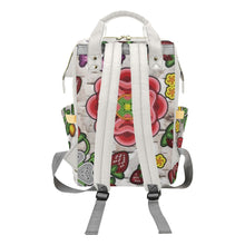 Load image into Gallery viewer, Berry Pop Br Bark Multi-Function Diaper Backpack/Diaper Bag
