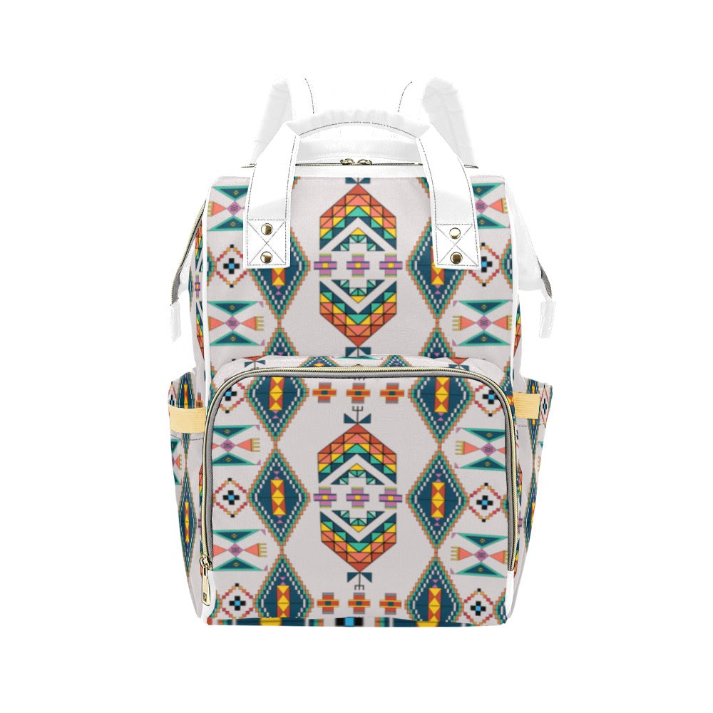 Travois Tipi Grey Multi-Function Diaper Backpack
