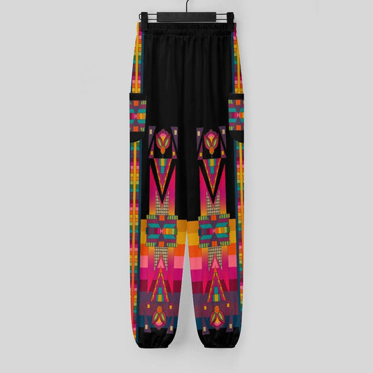 Wind Trail Black Ribbon Joggers