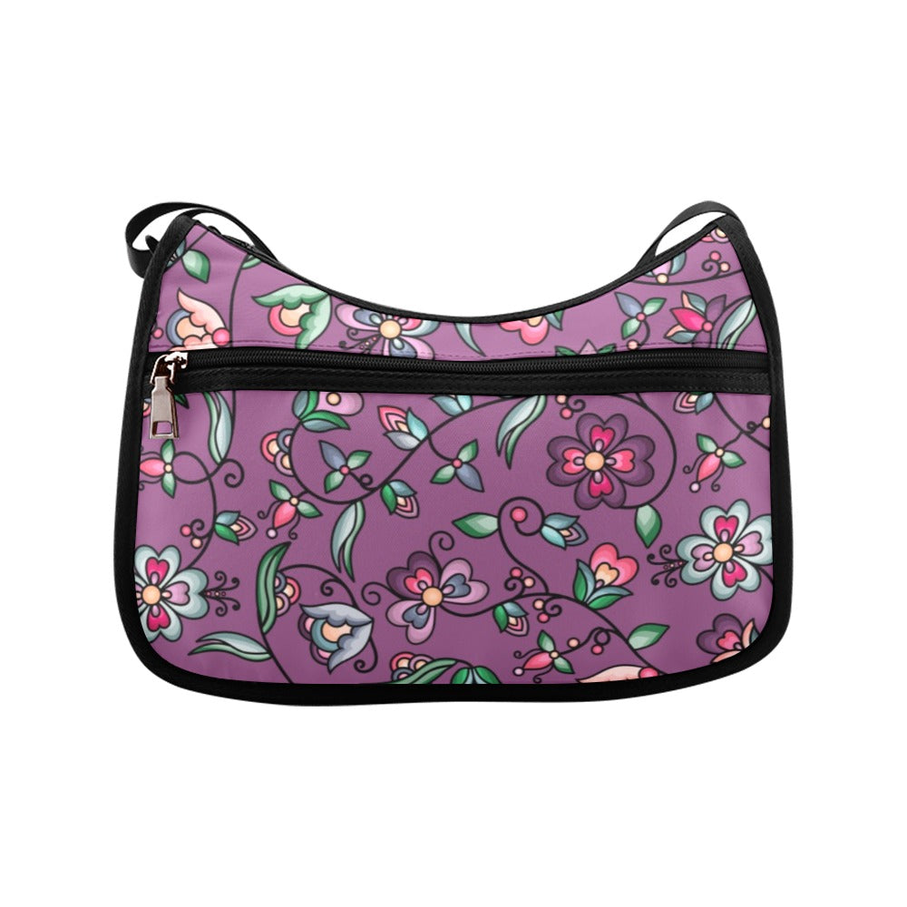 Amber Evening Garland Purple Crossbody Bag