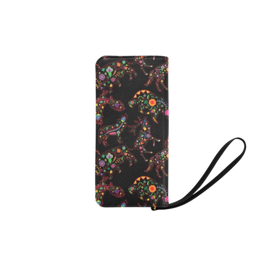 Neon Floral Animals Clutch