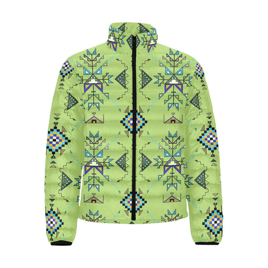 Bear Shield Green Padded Jacket