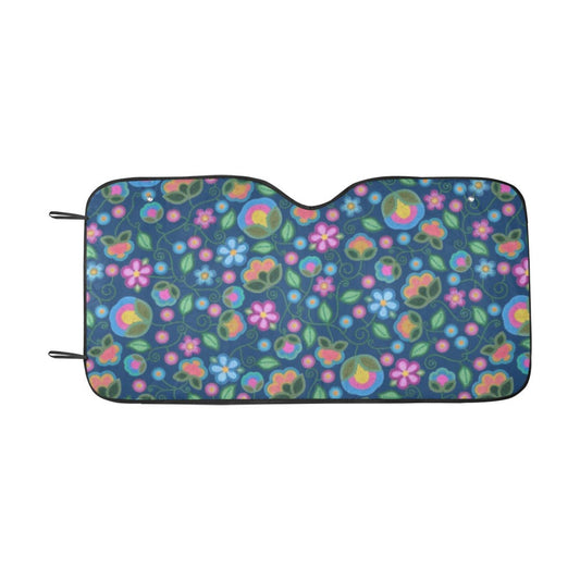 Turquoise Sunbeam Blue Car Sun Shade 55"x30"