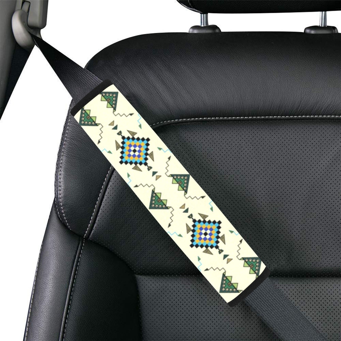 Bear Shield Cream Seat Belt Cover
