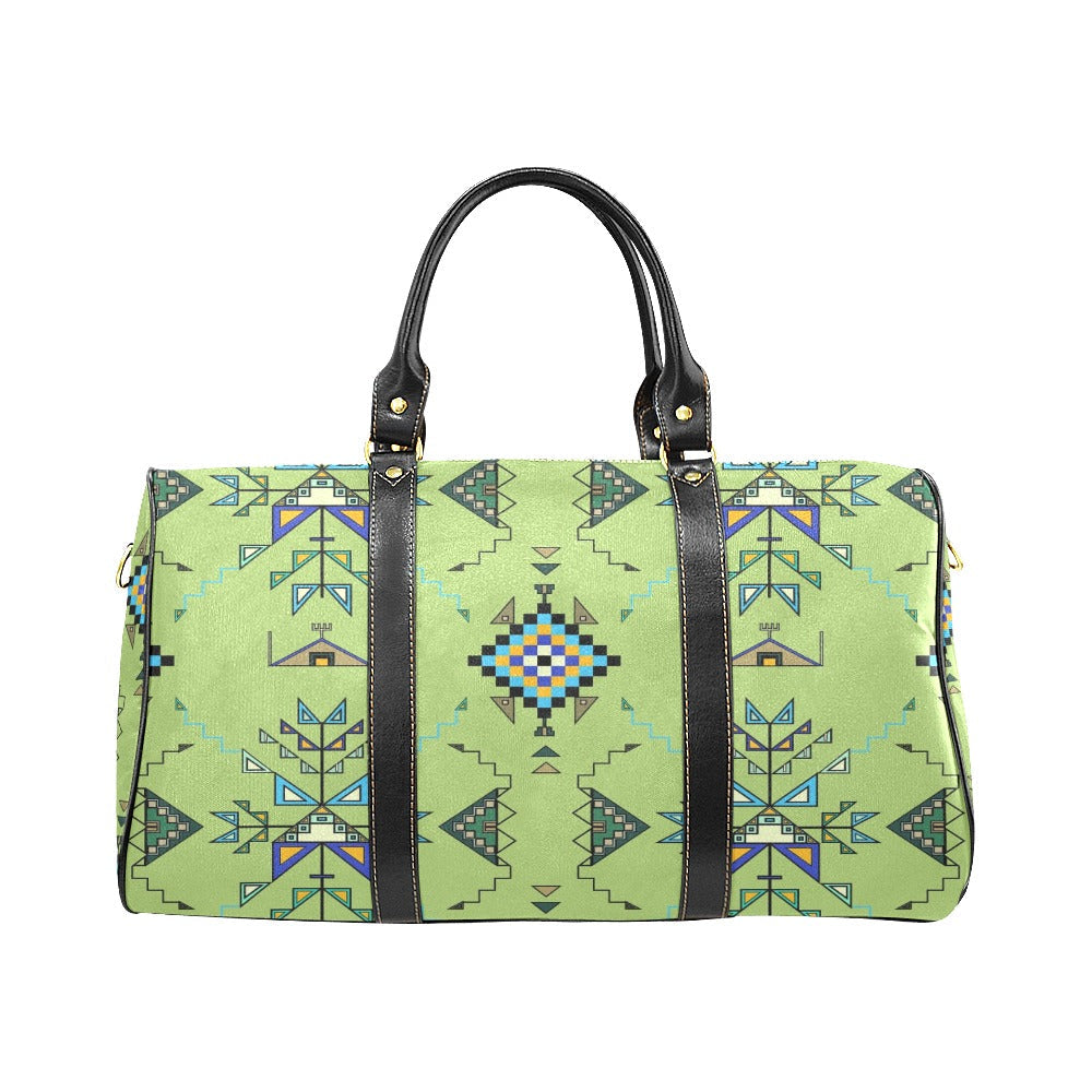 Bear Shield Green Small Travel Bag