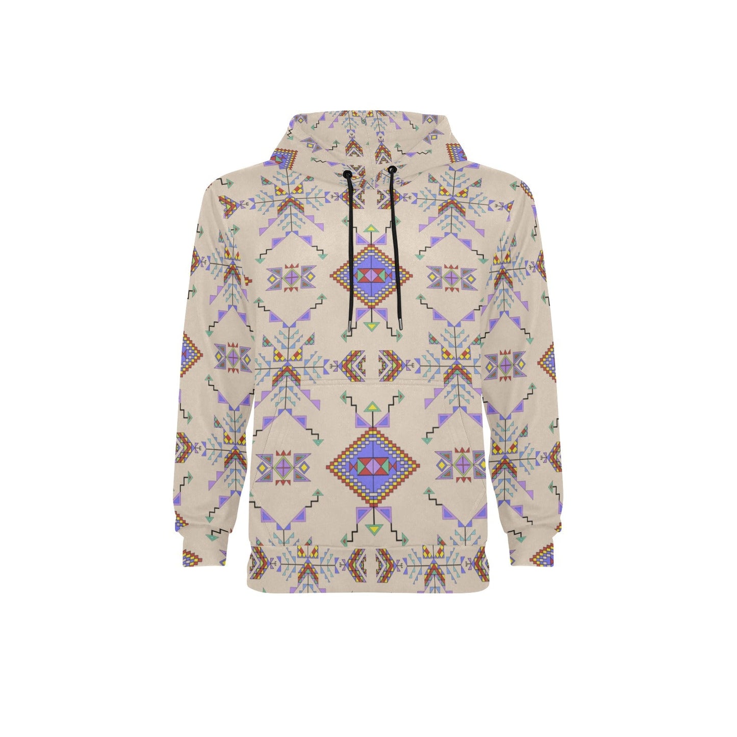 Buffalo Jump Hide Men's Long Sleeve Fleece Hoodie