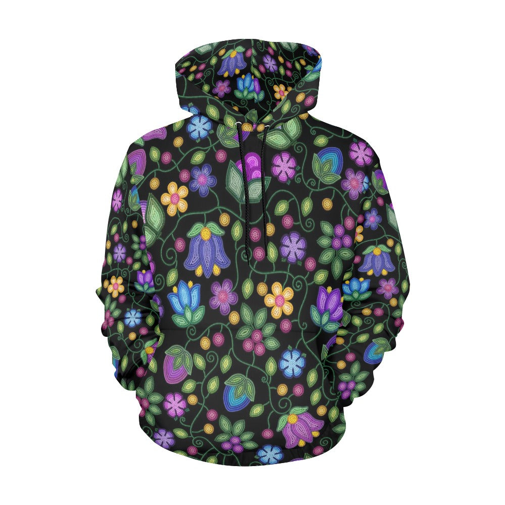 Bloom Uplift Black Hoodie for Men
