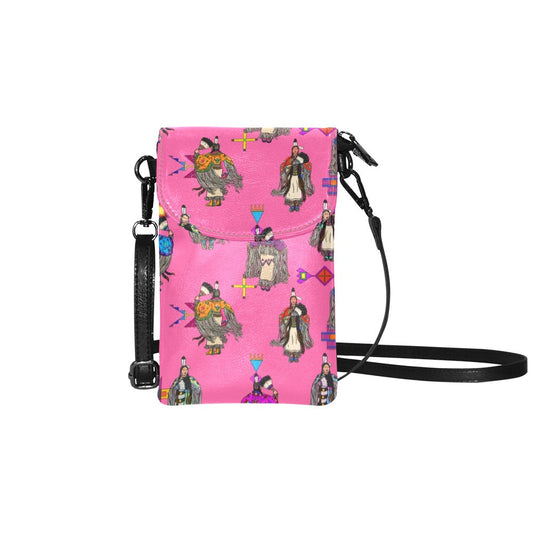 Women's Tradish Dancers Pink Small Cell Phone Purse