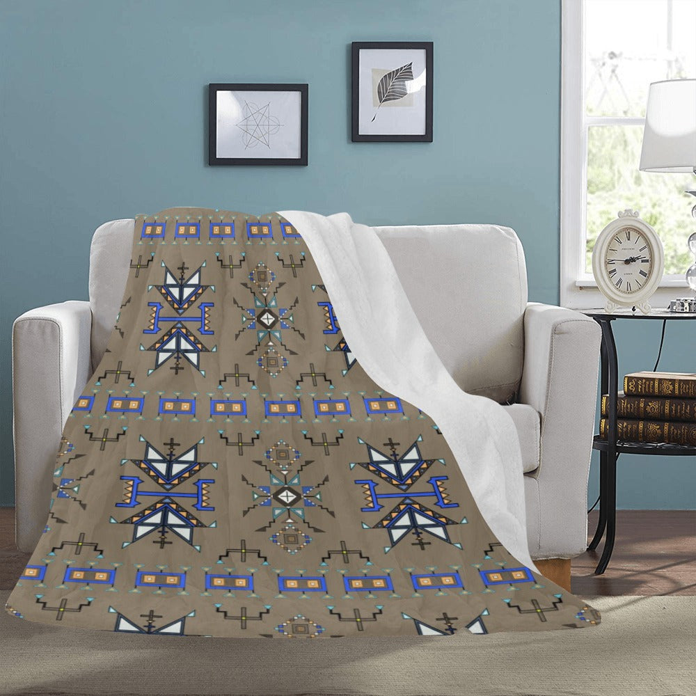 Eagle Strike Brown X-Large Micro Fleece Blanket