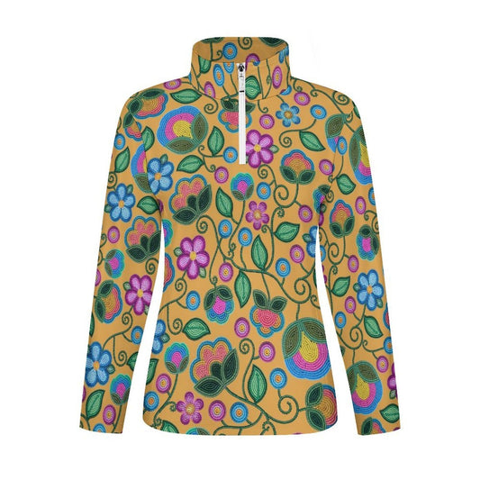 Turquoise Sunbeam Yellow Long Sleeve Yoga Shirt