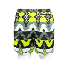 Load image into Gallery viewer, Two Spirit Medicine Men&#39;s Sports Shorts with Compression Liner
