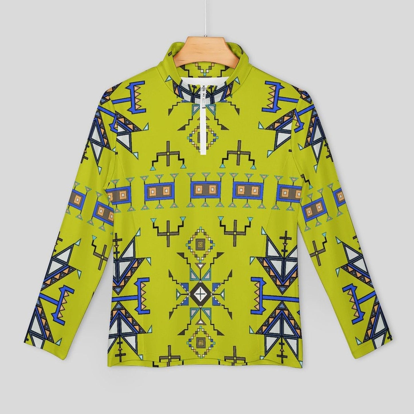 Eagle Strike Lime Long Sleeve Yoga Shirt