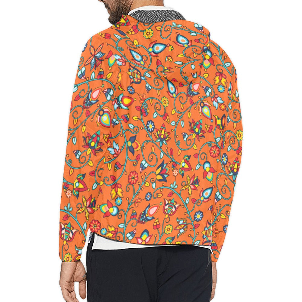 Thorny Path ECM Orange Men's Windbreaker