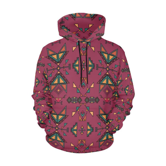 Arrow Dawn Maroon Hoodie for Women (USA Size)
