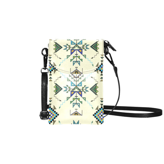 Bear Shield Cream Small Cell Phone Purse