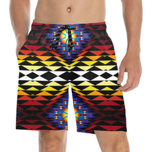 Load image into Gallery viewer, Sunset Blanket Men&#39;s Mid-Length Beach Shorts
