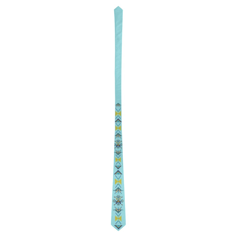 Bear Shield Geometric Necktie