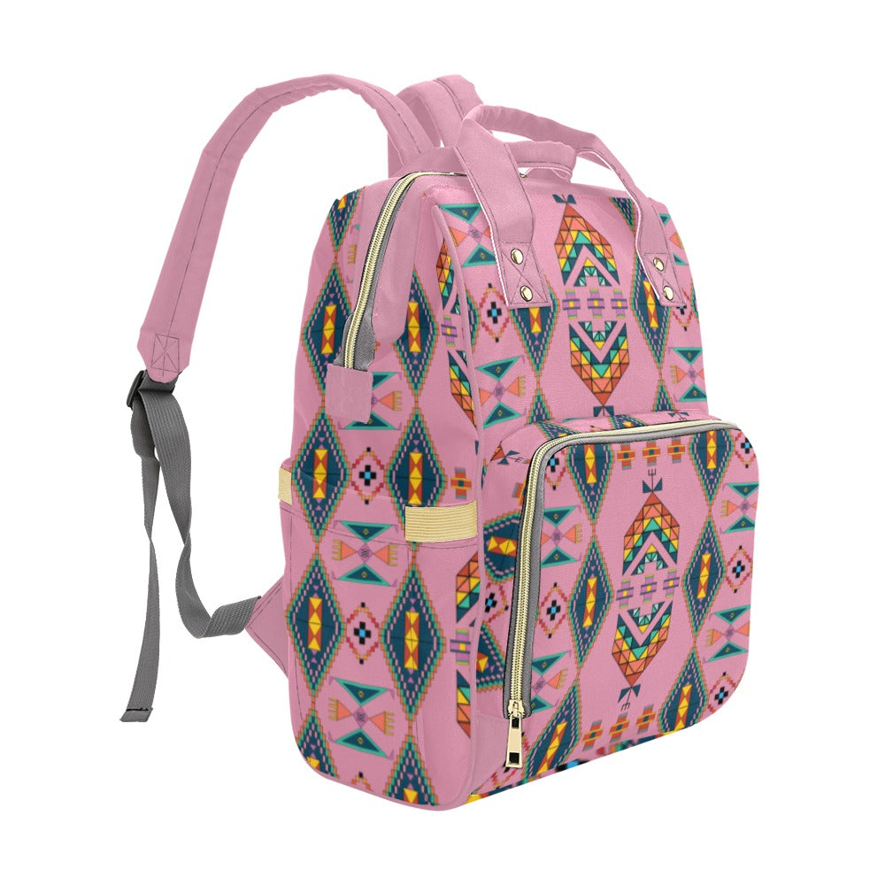 Travois Tipi Dusky Sunset Multi-Function Diaper Backpack