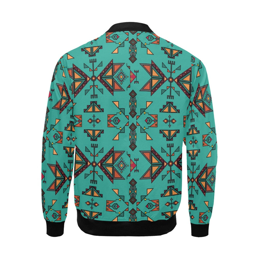 Arrow Dawn Turquoise Bomber Jacket for Men