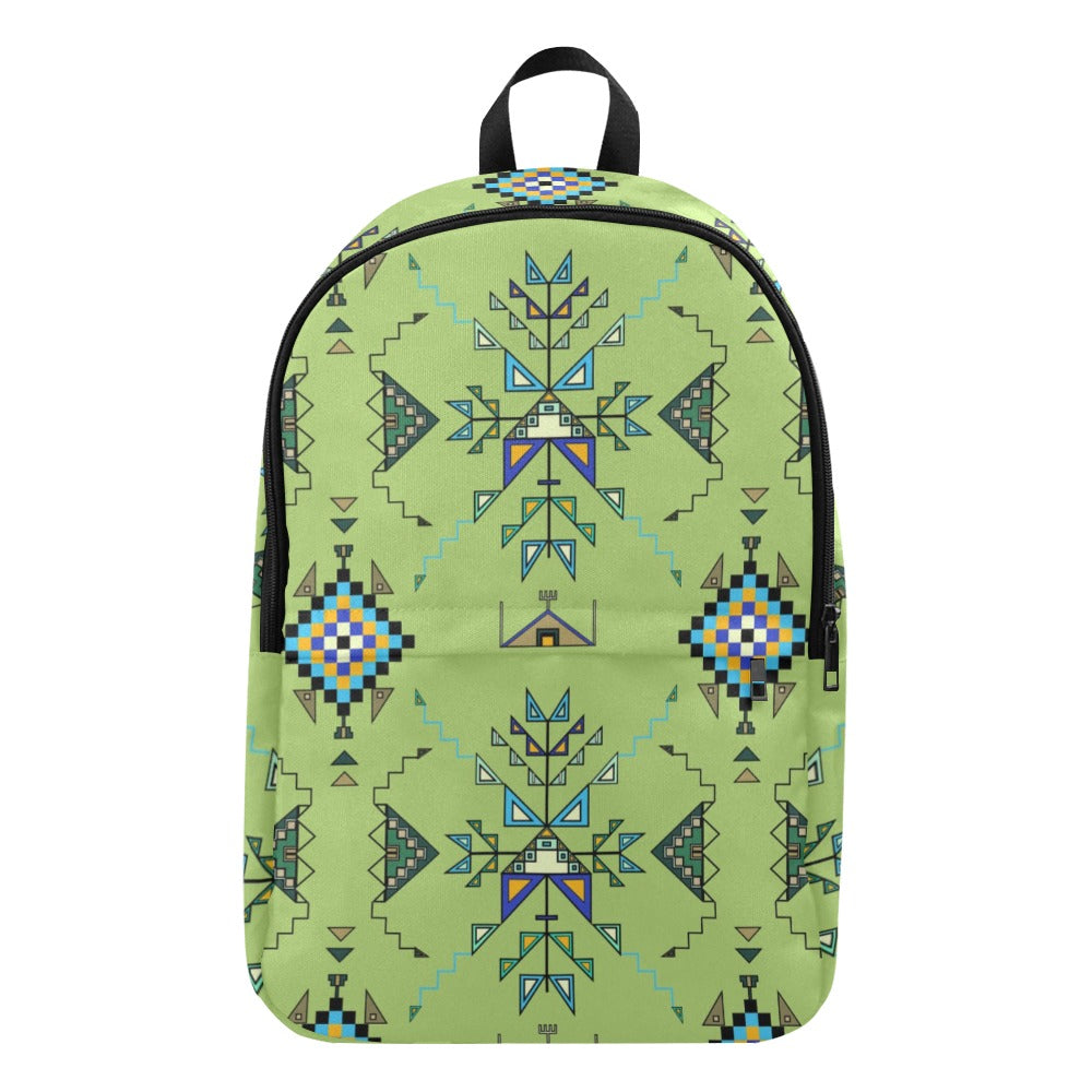 Bear Shield Green Backpack