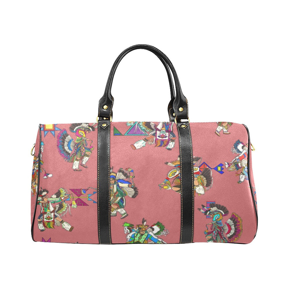 Men's Fancy Dancers Terra Cotta Large Travel Bag