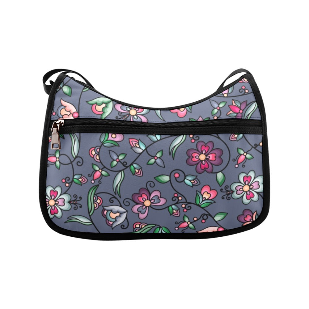 Amber Evening Garland Blue Crossbody Bag