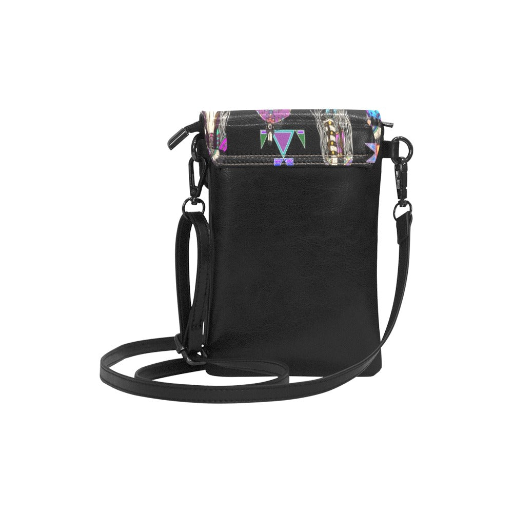 Women's Tradish Dancers Black Small Cell Phone Purse